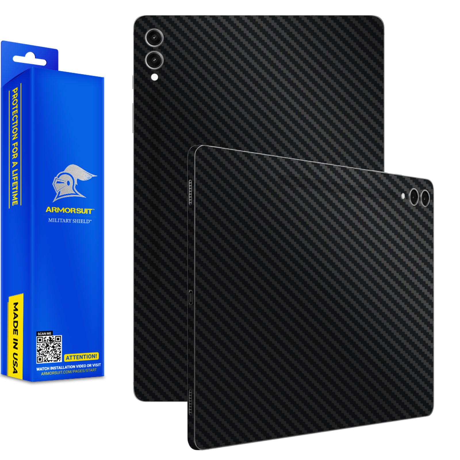 [2 pack] Armorsuit MilitaryShield Vinyl Skin Wrap Designed for Samsung Galaxy Tab S10 +