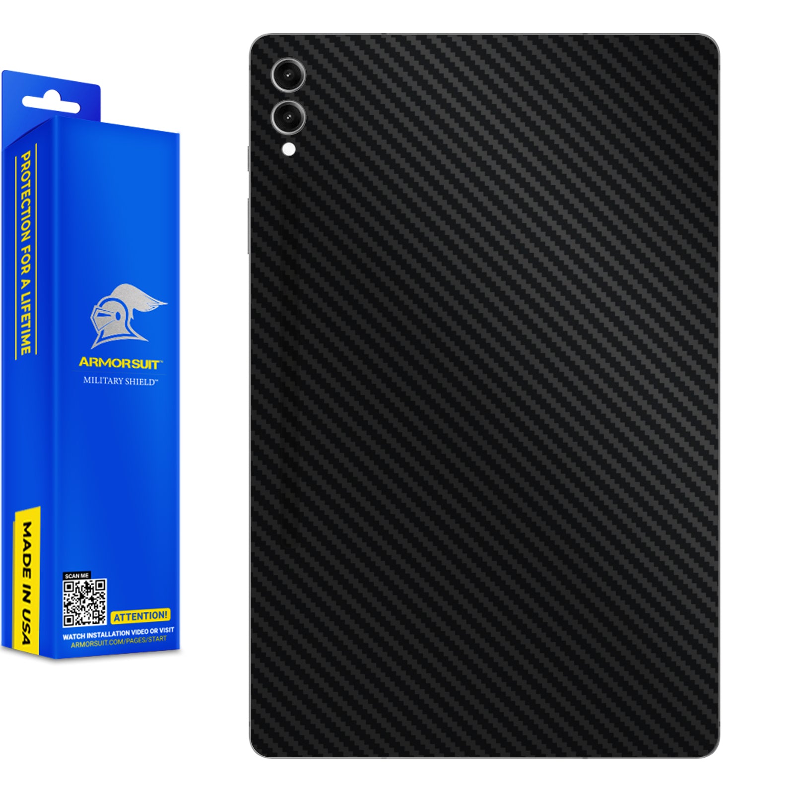 [2 pack] Armorsuit MilitaryShield Vinyl Skin Wrap Designed for Samsung Galaxy Tab S10 +