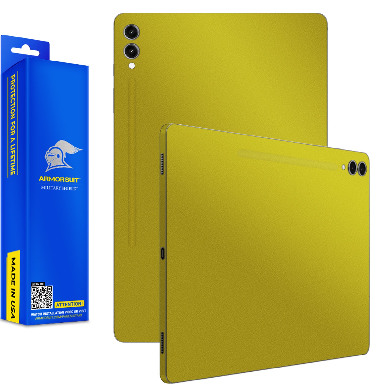 [2 pack] Armorsuit MilitaryShield Vinyl Skin Wrap Designed for Samsung Galaxy Tab S10 +
