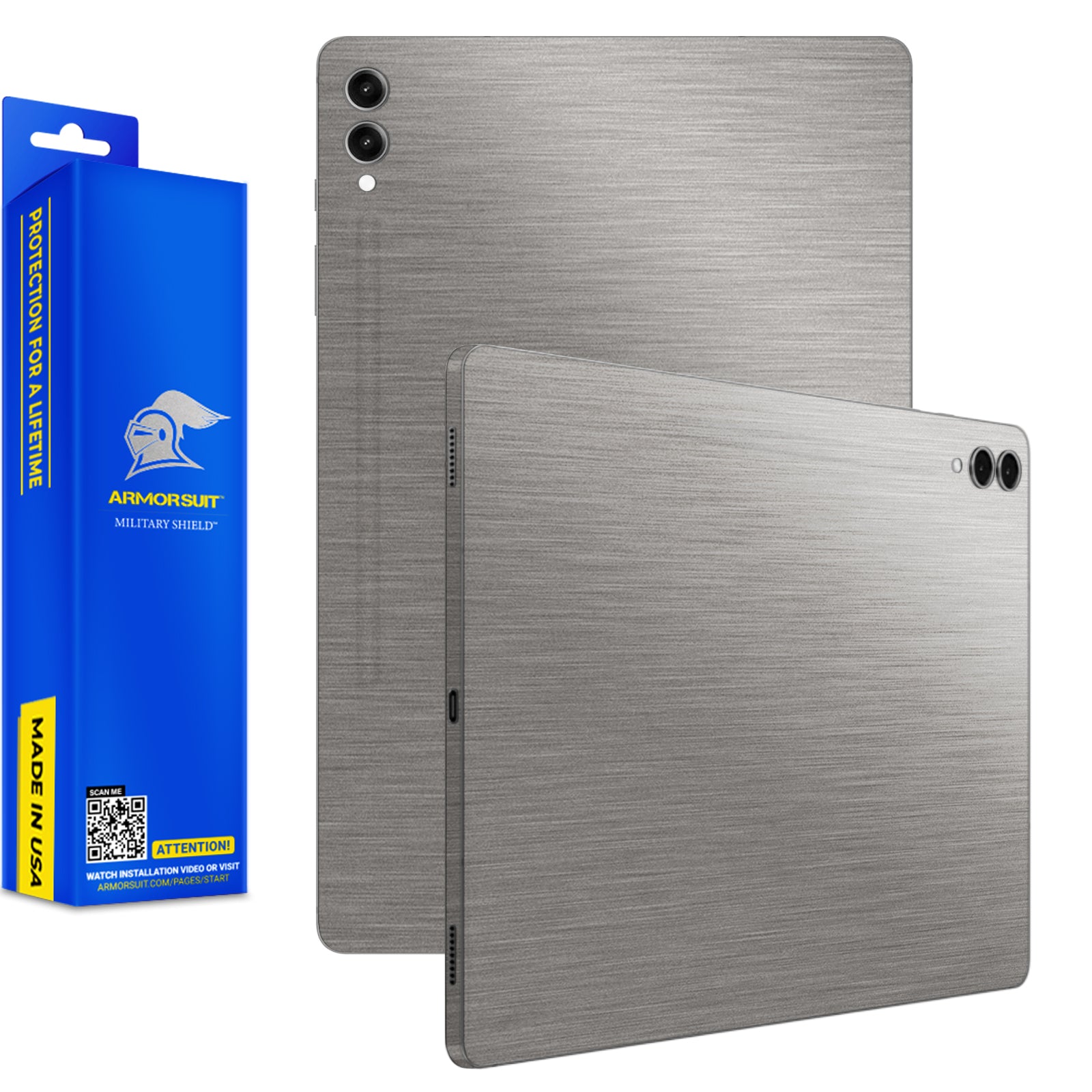 [2 pack] Armorsuit MilitaryShield Vinyl Skin Wrap Designed for Samsung Galaxy Tab S10 +