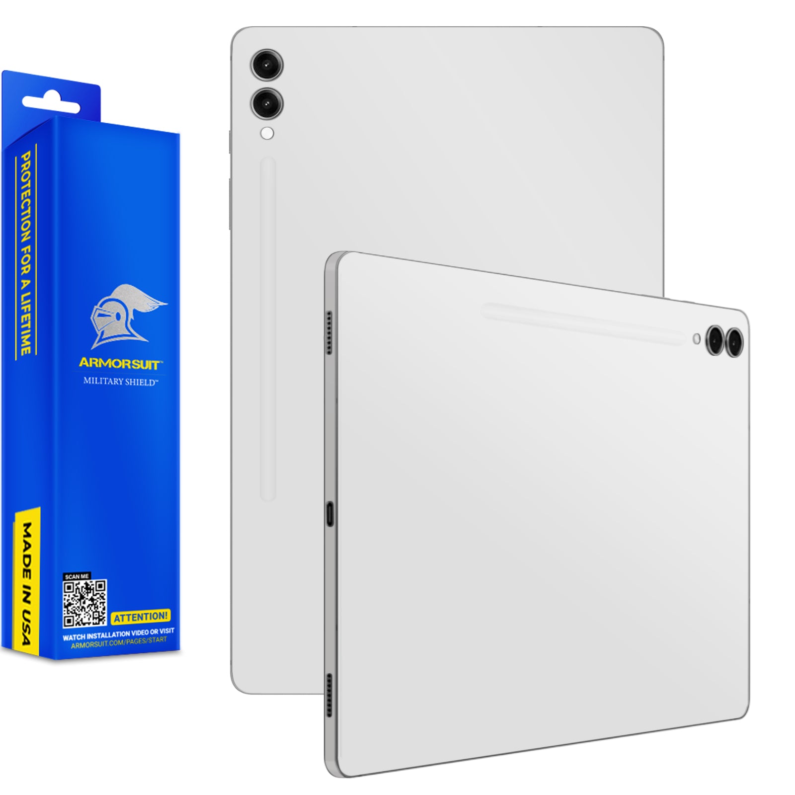 [2 pack] Armorsuit MilitaryShield Vinyl Skin Wrap Designed for Samsung Galaxy Tab S10 +