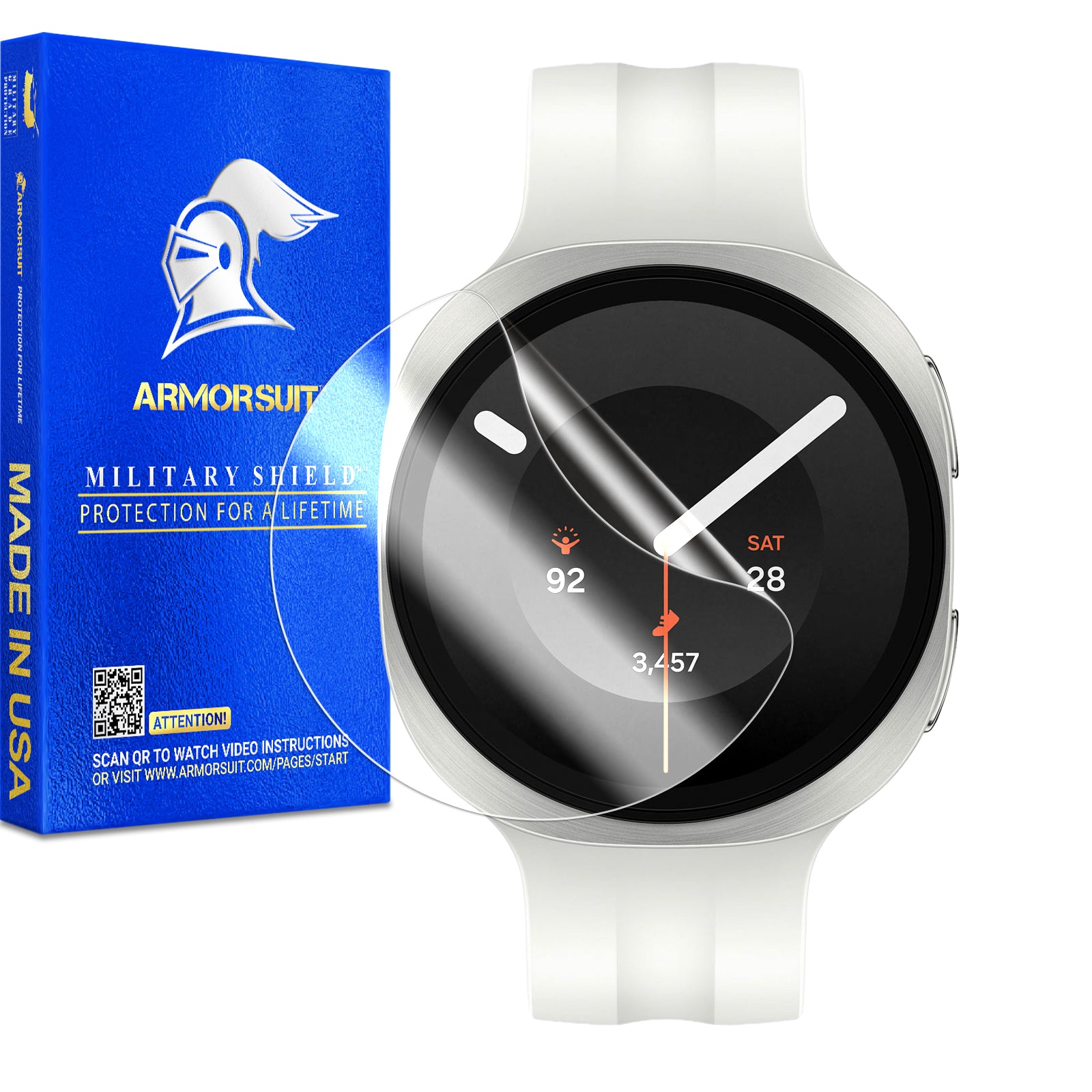 [6 Pack] ArmorSuit MilitaryShield Screen Protector Film For Samsung Galaxy Watch9 (40mm / 44mm))