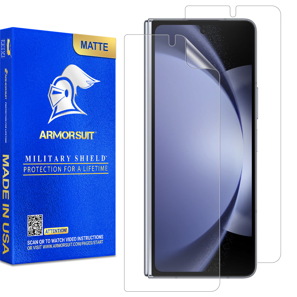 [2 Pack] ArmorSuit MilitaryShield Screen Protector Film for Samsung Z Fold 5 (2023) - Front Only