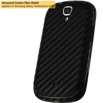 Samsung Galaxy Stratosphere II Screen Protector + Carbon Fiber Skin Protector