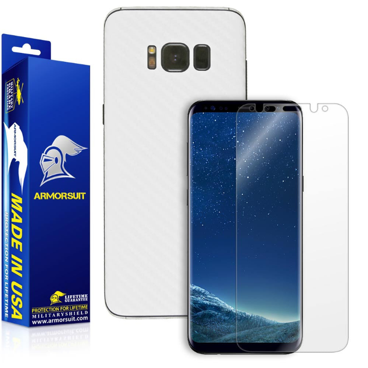 Samsung Galaxy S8 Carbon Fiber Skin Protector