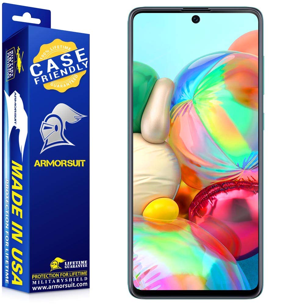 [2-Pack] Samsung Galaxy A71 / A71 5G Case-Friendly Screen Protector