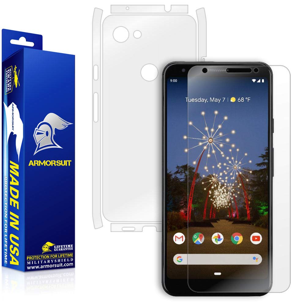 Google Pixel 3a Screen Protector + Full Body Skin Protector