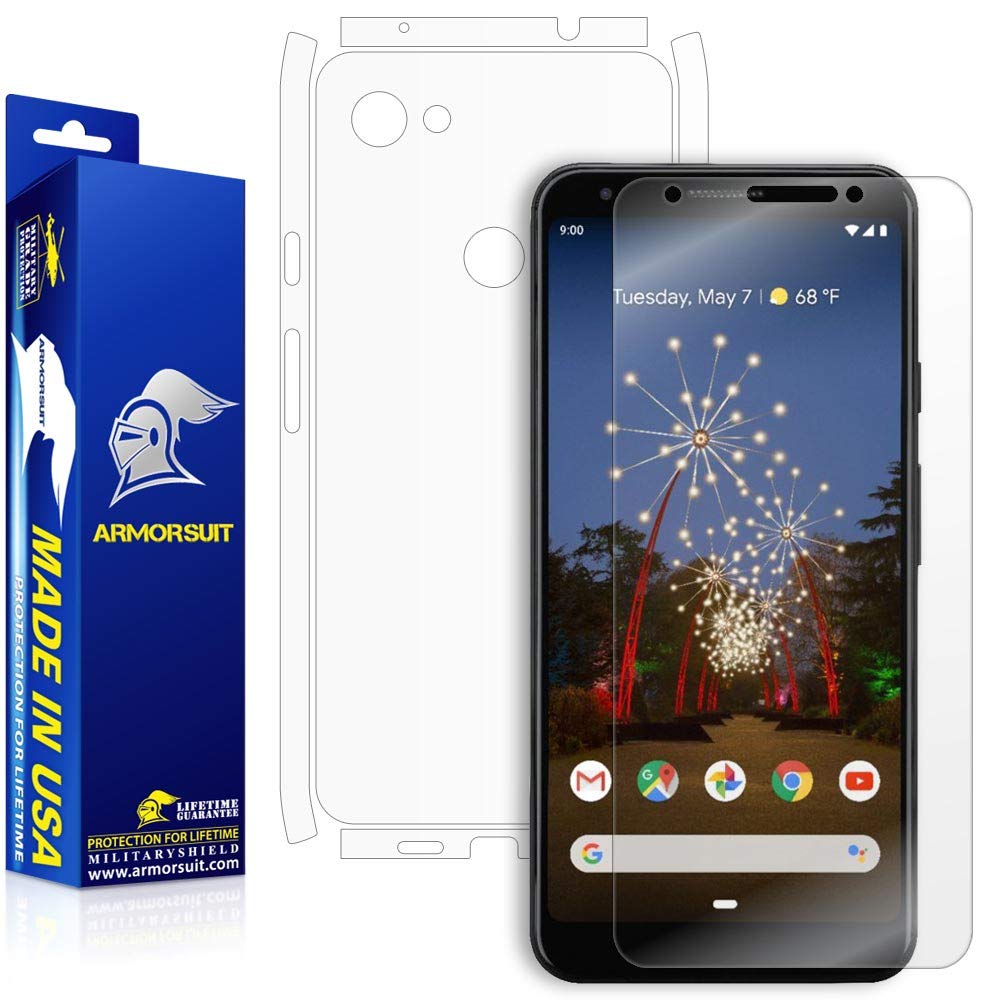 Google Pixel 3a XL Screen Protector + Full Body Skin Protector