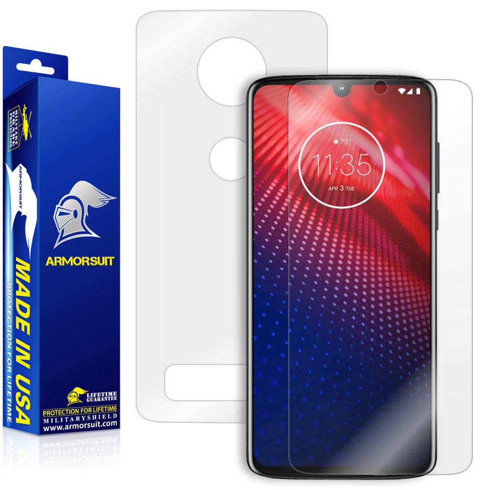 Motorola Moto Z4 Screen Protector + Full Body Skin Protector