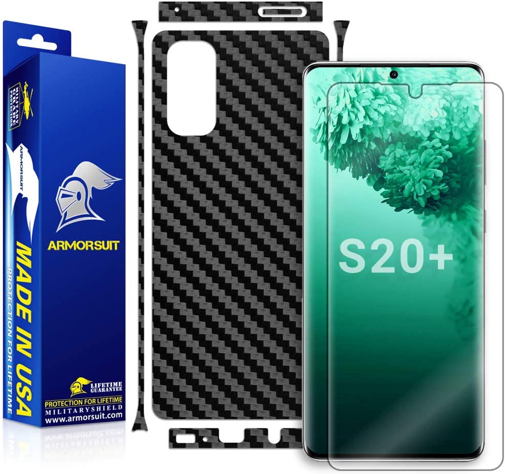 Samsung Galaxy S20 Plus Carbon Fiber Skin Screen Protector
