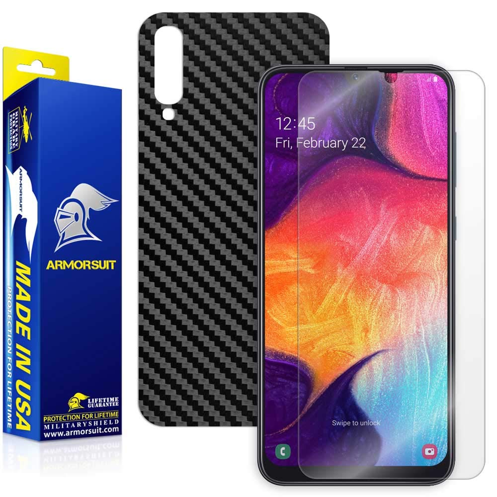 Samsung Galaxy A50 Carbon Fiber Skin Protector