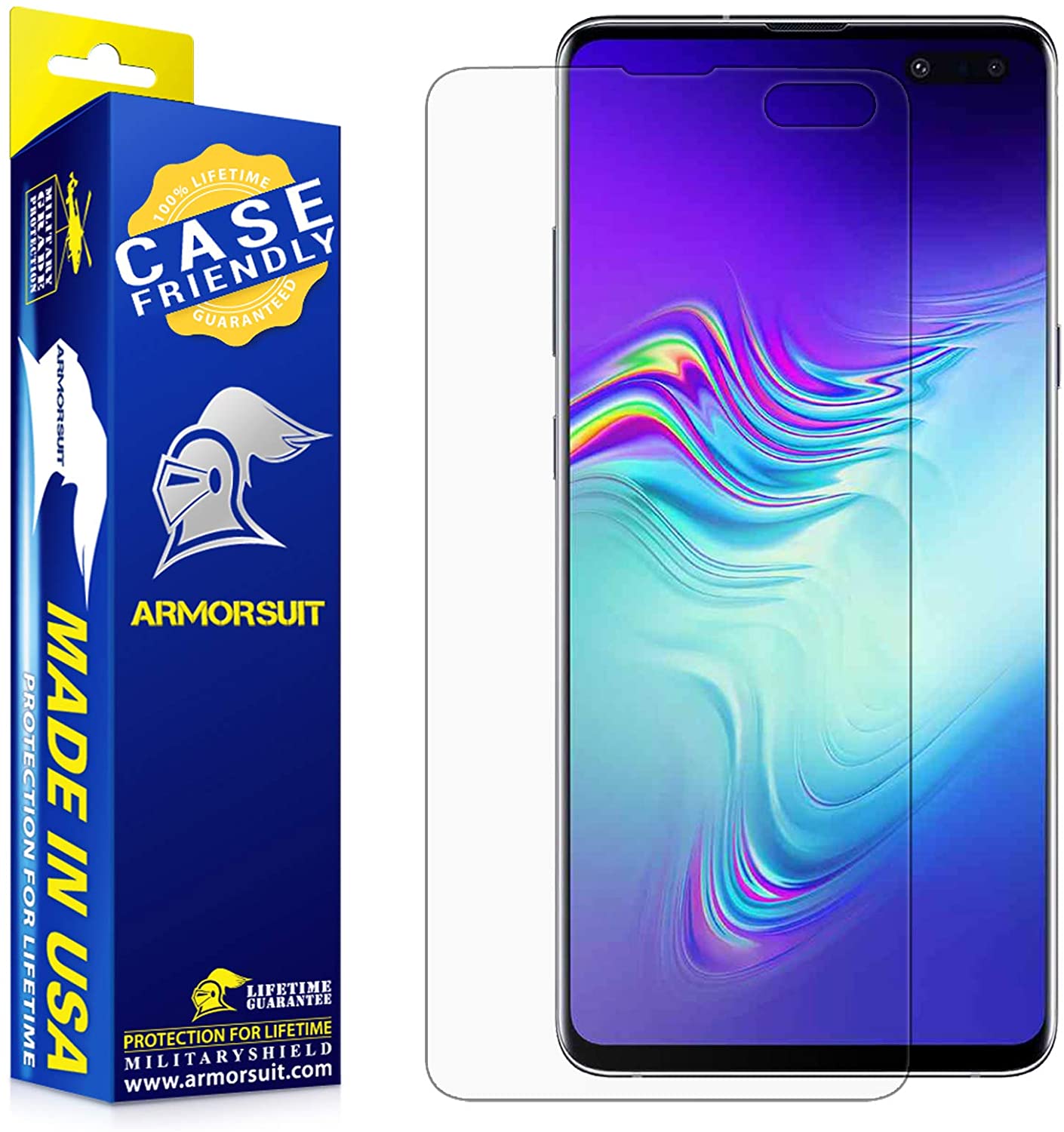 [2-Pack] Samsung Galaxy S10 5G Case-Friendly Matte Screen Protector