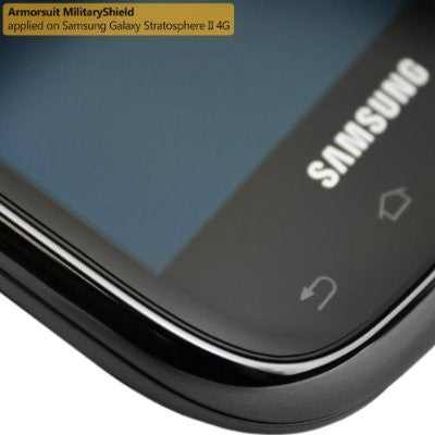Samsung Galaxy Stratosphere II Screen Protector + Carbon Fiber Skin Protector