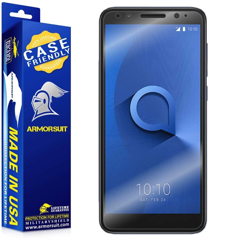 [2 Pack] Alcatel 1X Case Friendly Screen Protector