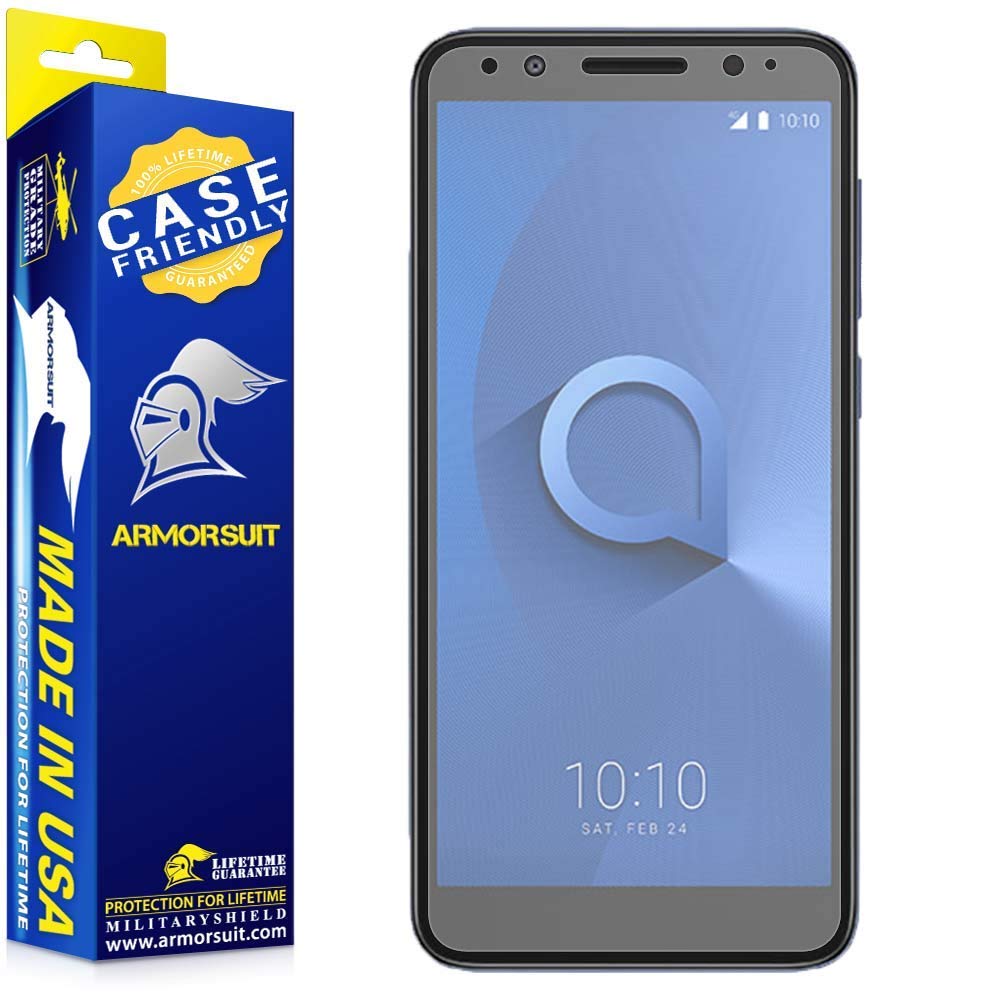 [2 Pack] Alcatel 1X Matte Case Friendly Screen Protector