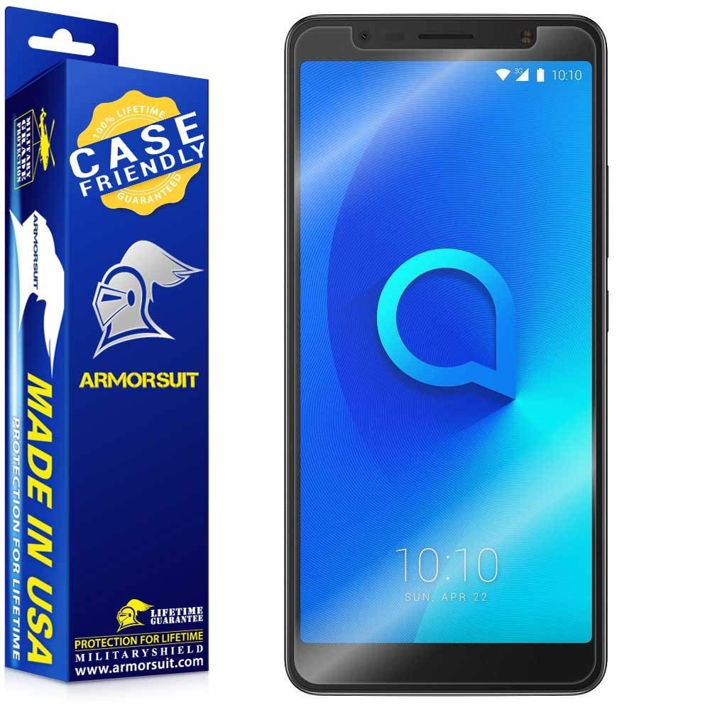 [2 Pack] Alcatel 3C Case Friendly Screen Protector