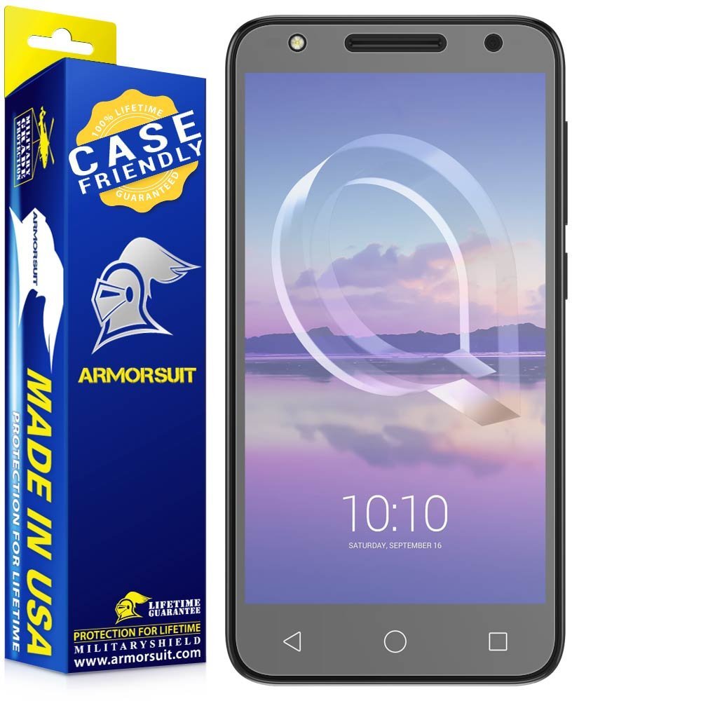 [2 Pack] Alcatel U5 Matte Case Friendly Screen Protector