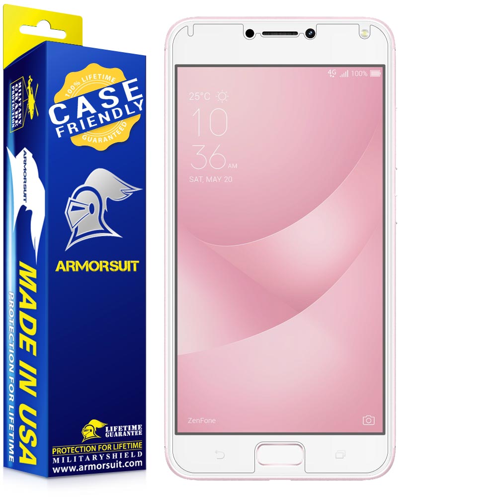[2 Pack] Asus Zenfone 4 Max Matte Case Friendly Screen Protector
