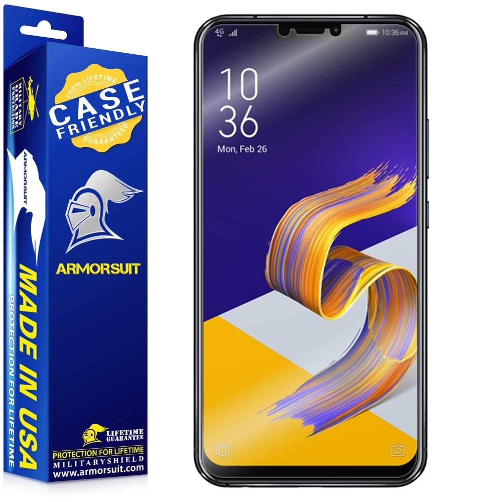 [2 Pack] Asus Zenfone 5 2018 (ZS620KL) Case Friendly Screen Protector