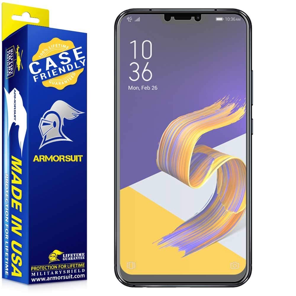 [2 Pack] Asus Zenfone 5 2018 (ZS620KL) Matte Case Friendly Screen Protector
