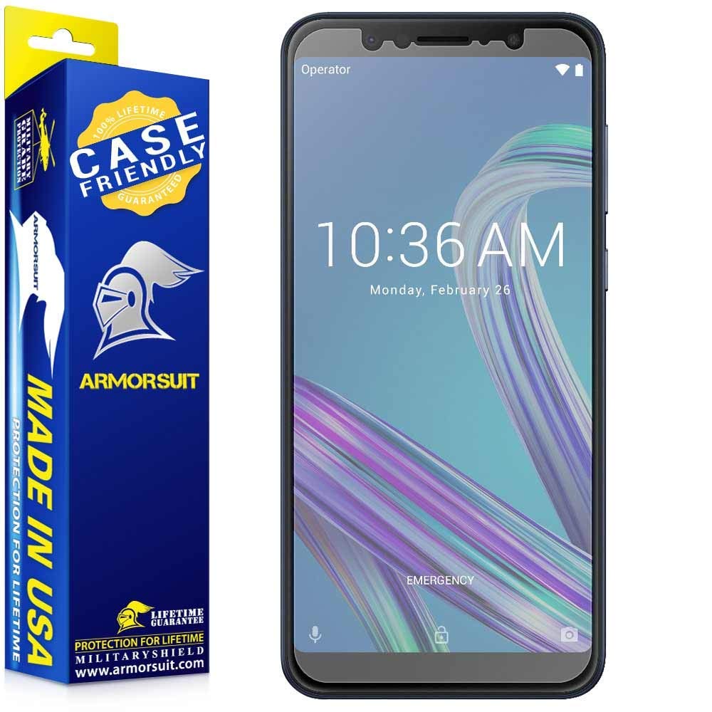 [2 Pack] Asus Zenfone Max Pro M1 Matte Case Friendly Screen Protector