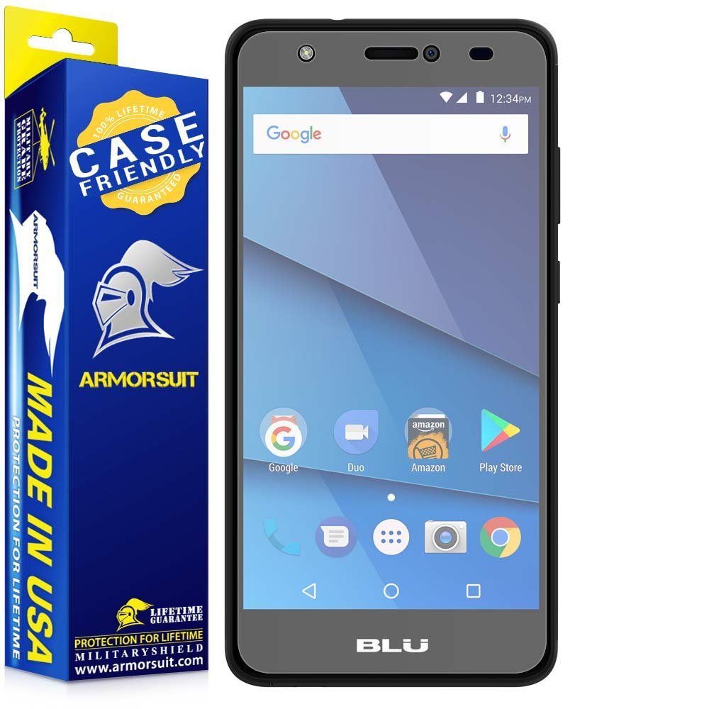 [2-Pack] BLU Studio J8 Anti-Glare (Matte) Case Friendly Screen Protector