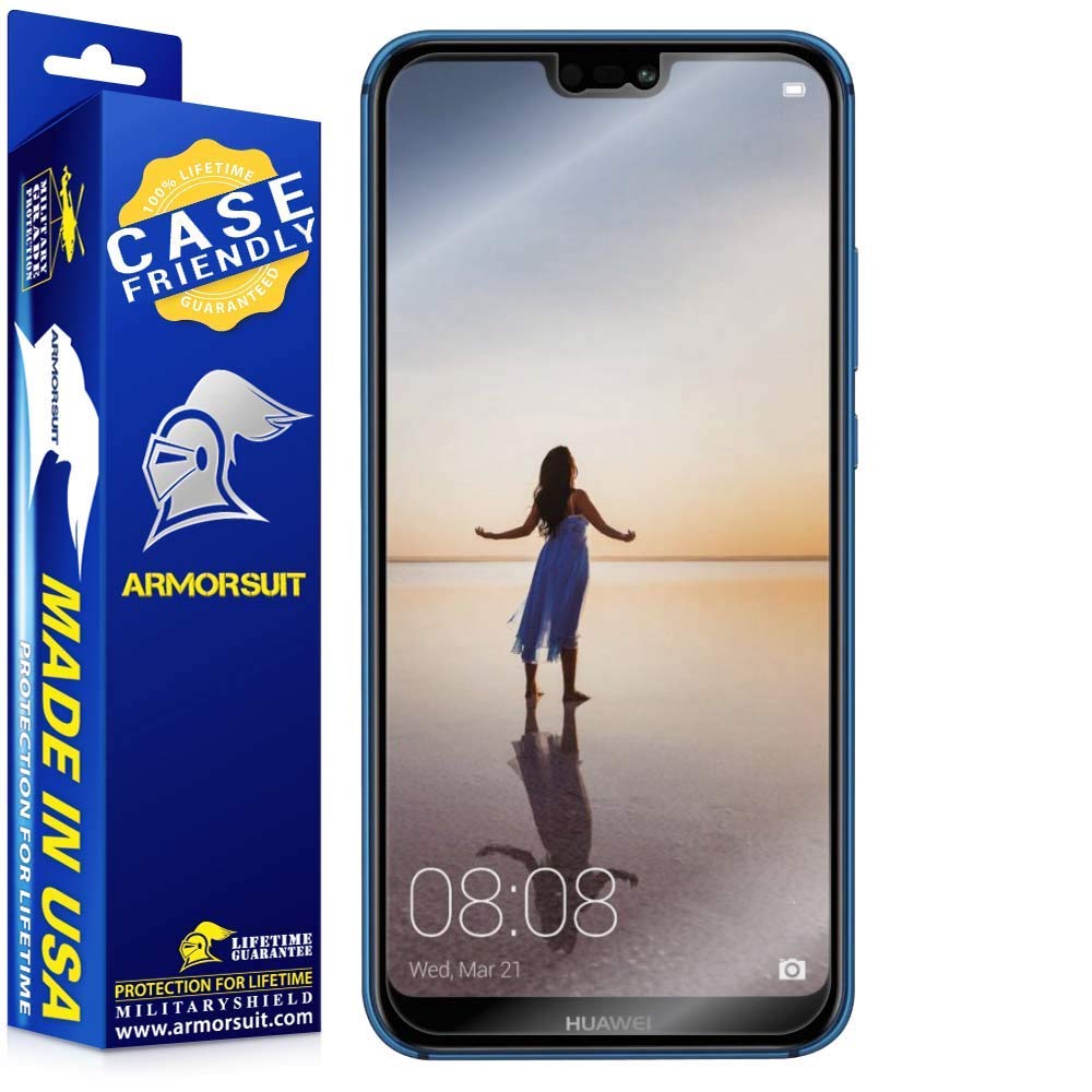 [2-Pack] Huawei P20 Lite Case-Friendly Screen Protector