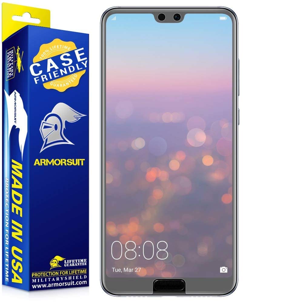 [2-Pack] Huawei P20 Pro Matte Case Friendly Screen Protector