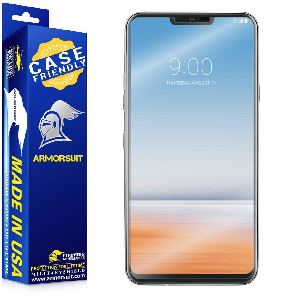 [2 Pack] LG G7 ThinQ Case-Friendly Screen Protector