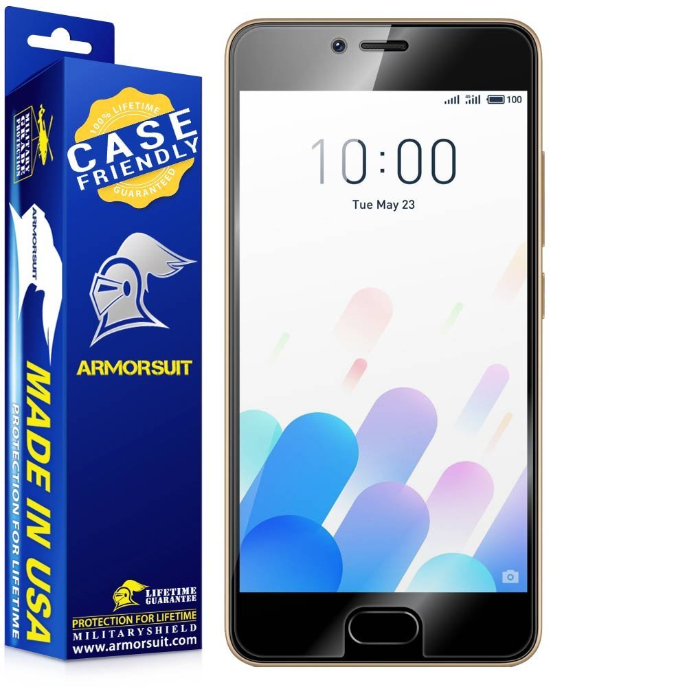 [2 Pack] Meizu M5c Case Friendly Screen Protector
