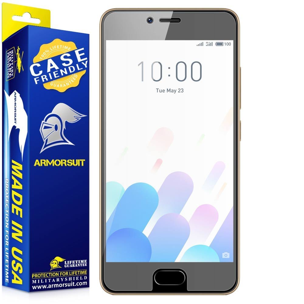[2 Pack] Meizu M5c Anti-Glare (Matte) Case Friendly Screen Protector