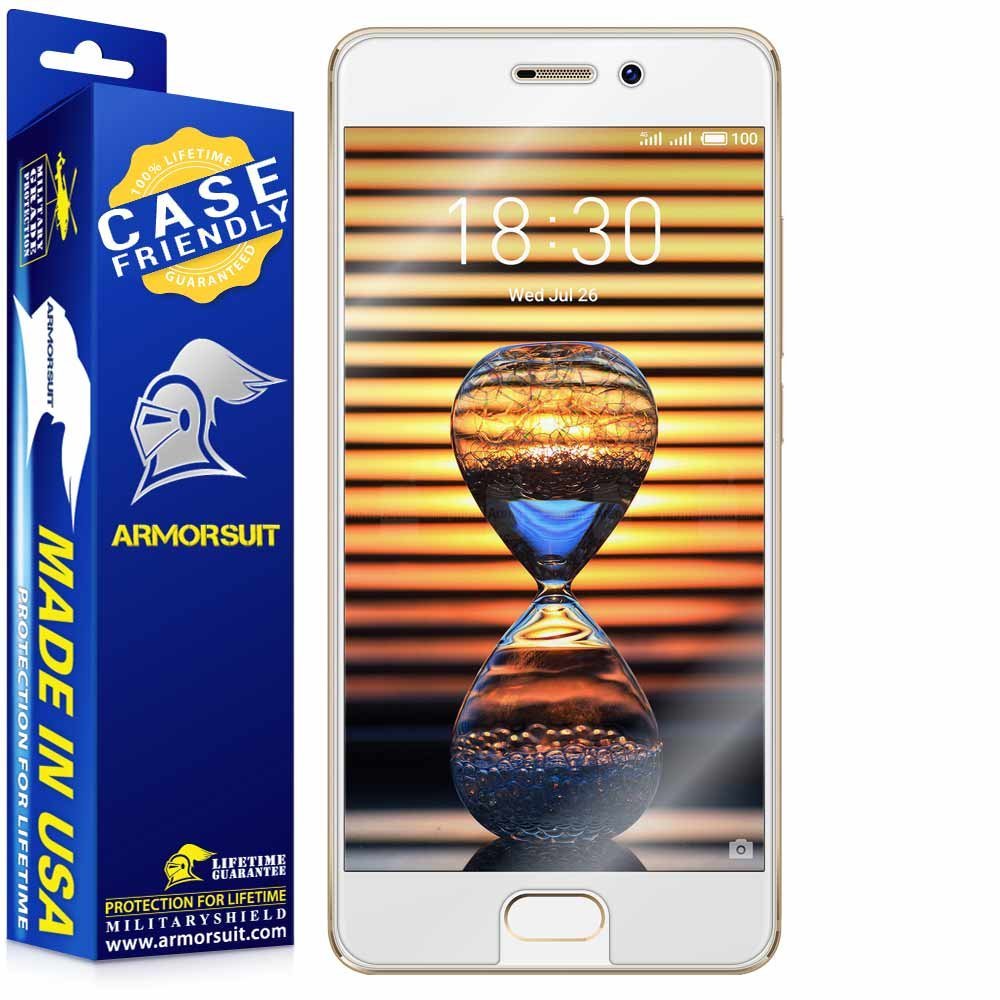 [2 Pack] Meizu Pro 7 Case Friendly Screen Protector