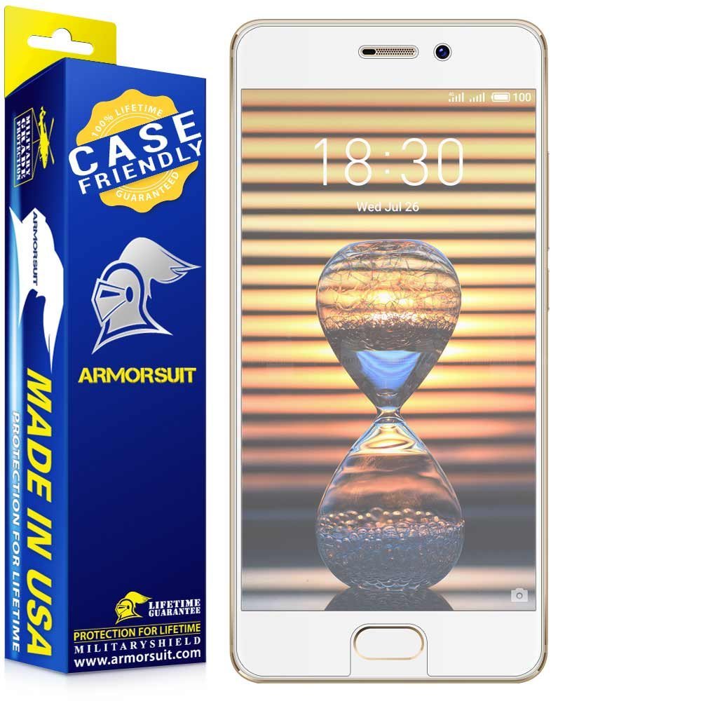 [2 Pack] Meizu Pro 7 Matte Case Friendly Screen Protector