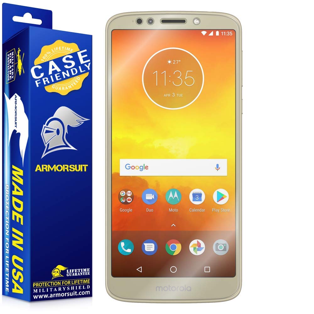 [2 Pack] Motorola Moto E5 Case Friendly Screen Protector