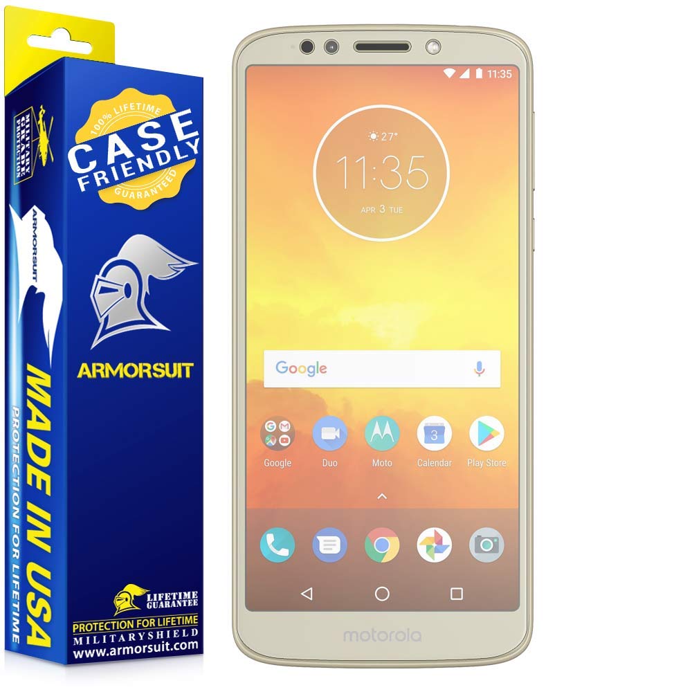 [2 Pack] Motorola Moto E5 Matte Case Friendly Screen Protector