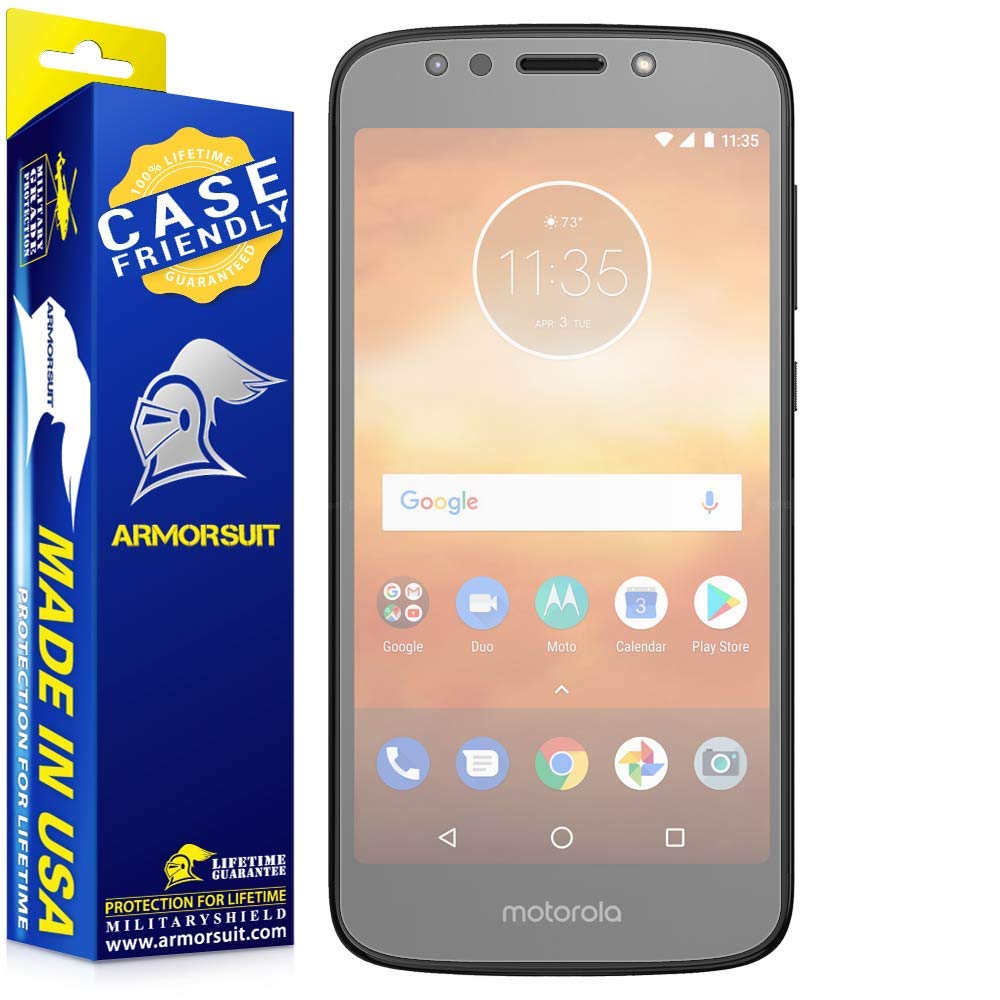 [2 Pack] Motorola Moto E5 Play/E5 Cruise Matte Case Friendly Screen Protector