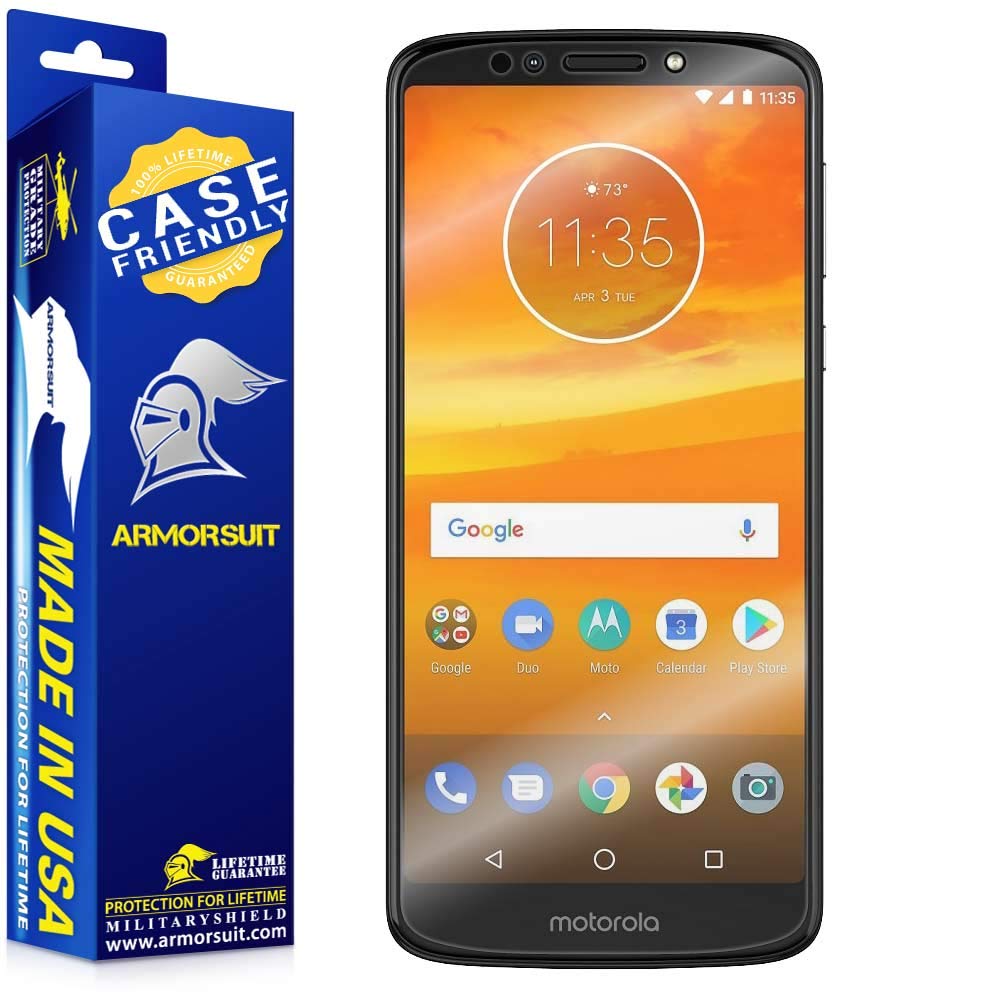 [2 Pack] Motorola Moto E5 Plus/E5 Supra Case Friendly Screen Protector