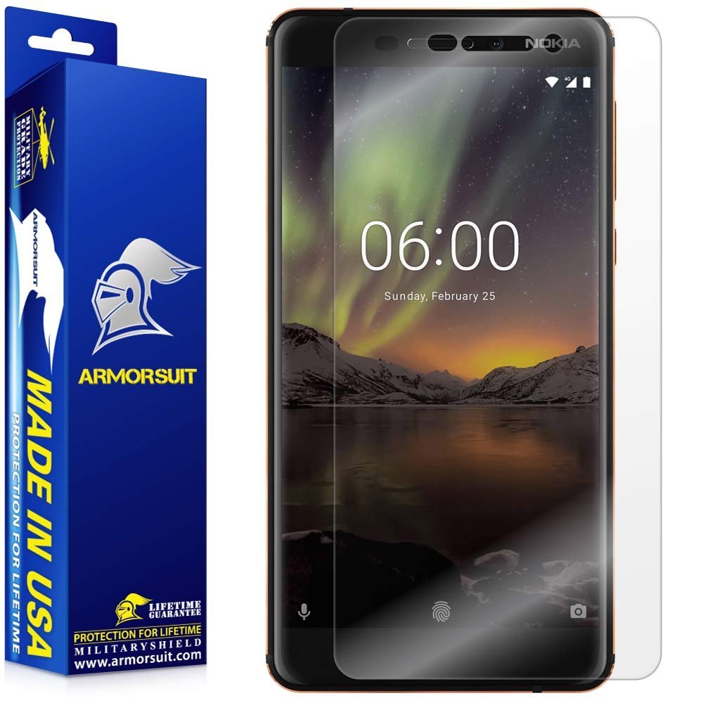 [2 Pack] Nokia 6.1 Clear Screen Protector