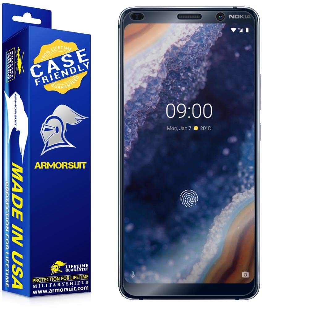 [2 Pack] Nokia 9 Pureview Case-Friendly Screen Protector