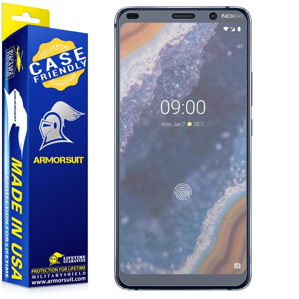 [2 Pack] Nokia 9 Pureview Matte Case Friendly Screen Protector