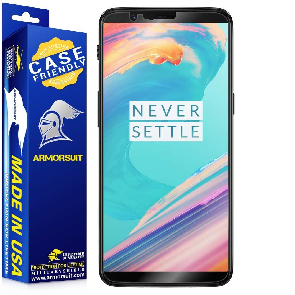 [2 Pack] OnePlus 5T Case-Friendly Screen Protector