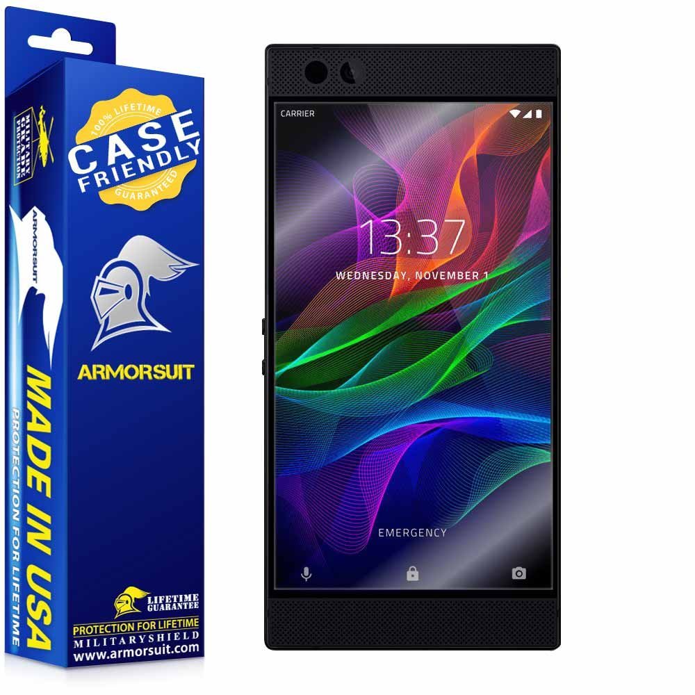 [2-Pack] Razer Phone Case Friendly Screen Protector