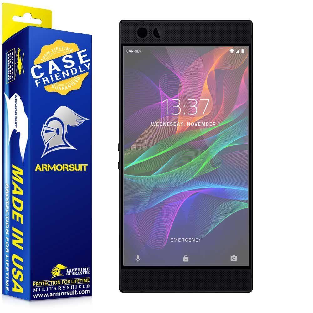 [2-Pack] Razer Phone Matte Case Friendly Screen Protector