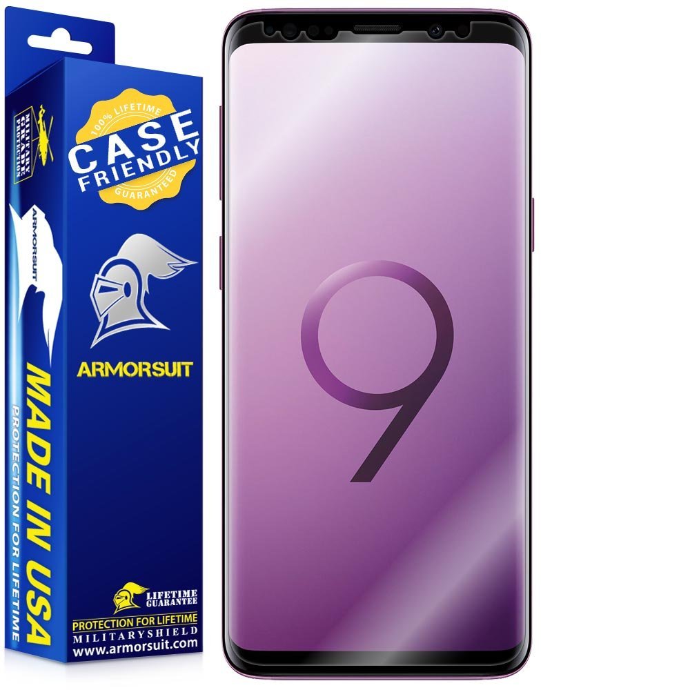 [2-Pack] Samsung Galaxy S9 Case-Friendly Screen Protector