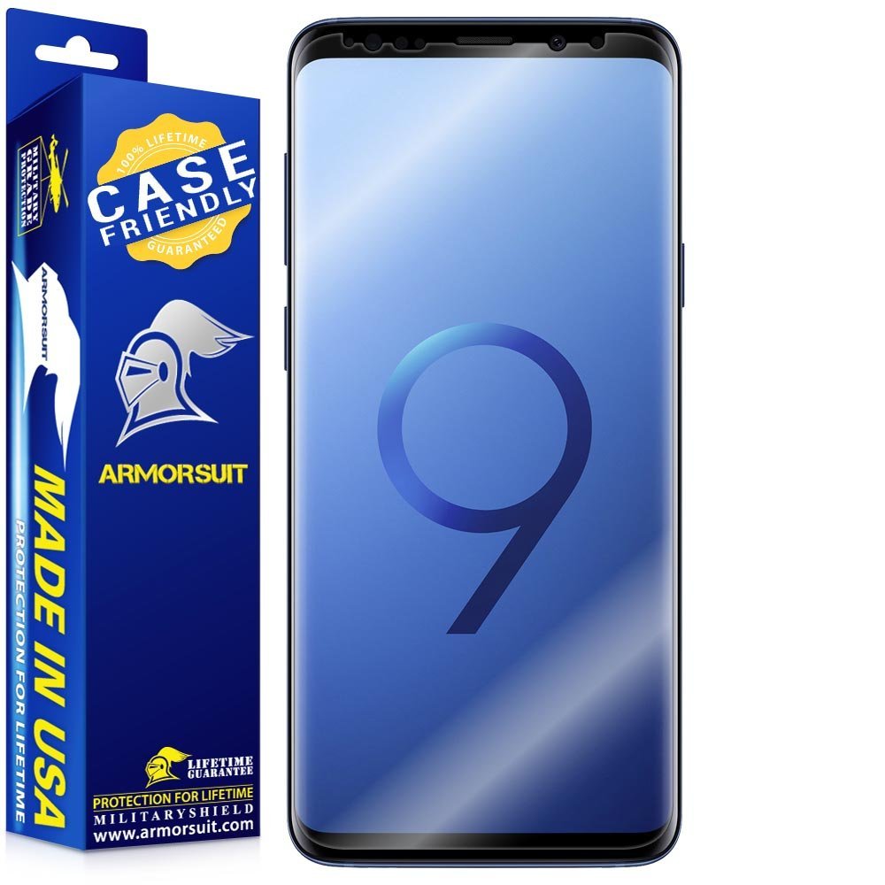 [2-Pack] Samsung Galaxy S9 Plus (Case Friendly)