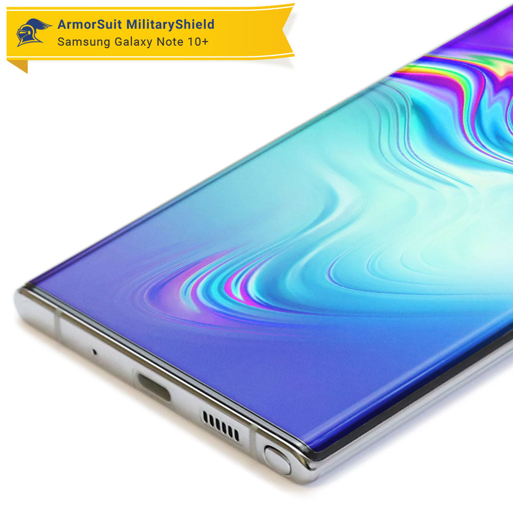 [2-Pack] Samsung Galaxy Note 10 Plus Screen Protector [Max Coverage]