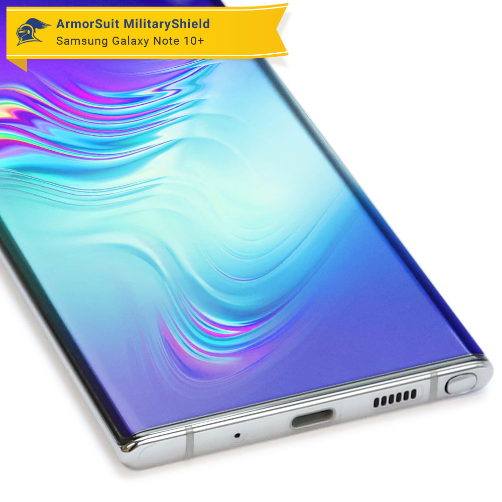 [2-Pack] Samsung Galaxy Note 10 Plus Screen Protector [Max Coverage]