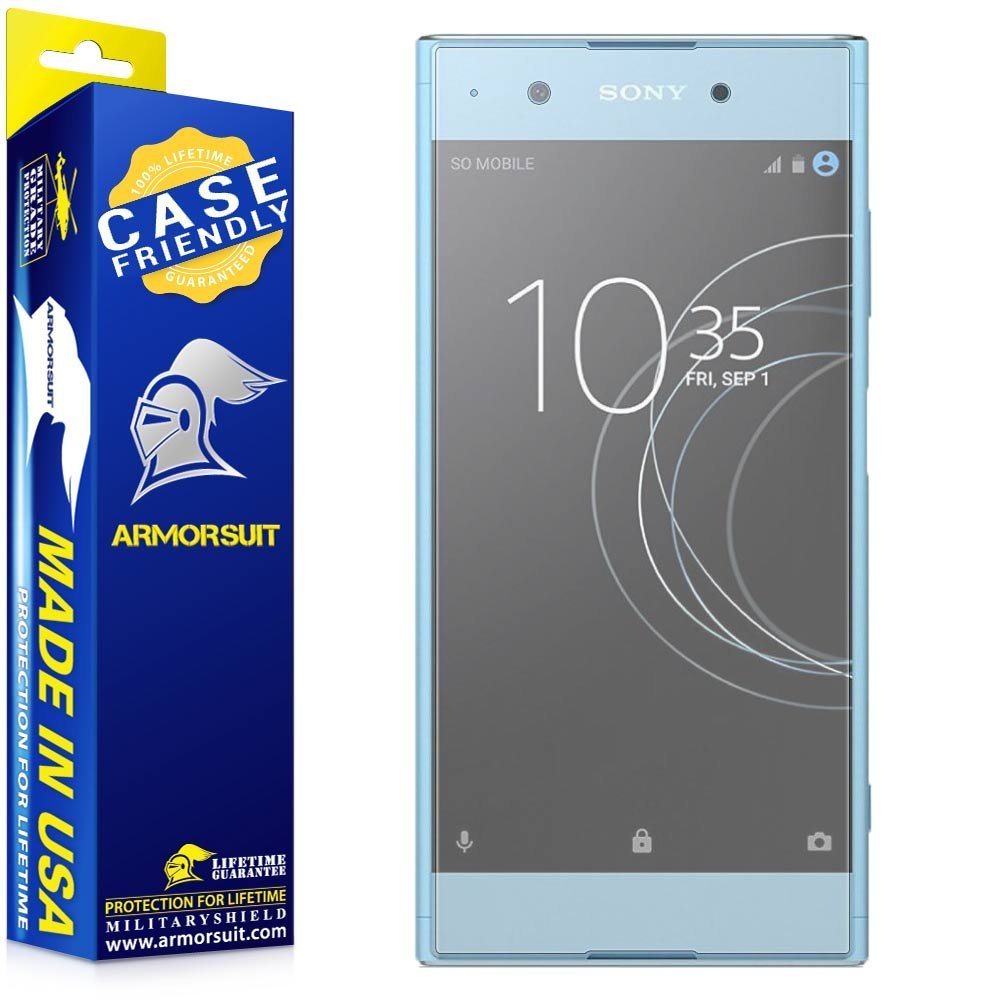 [2-Pack] Sony Xperia XA1 Plus Matte Case Friendly Screen Protector