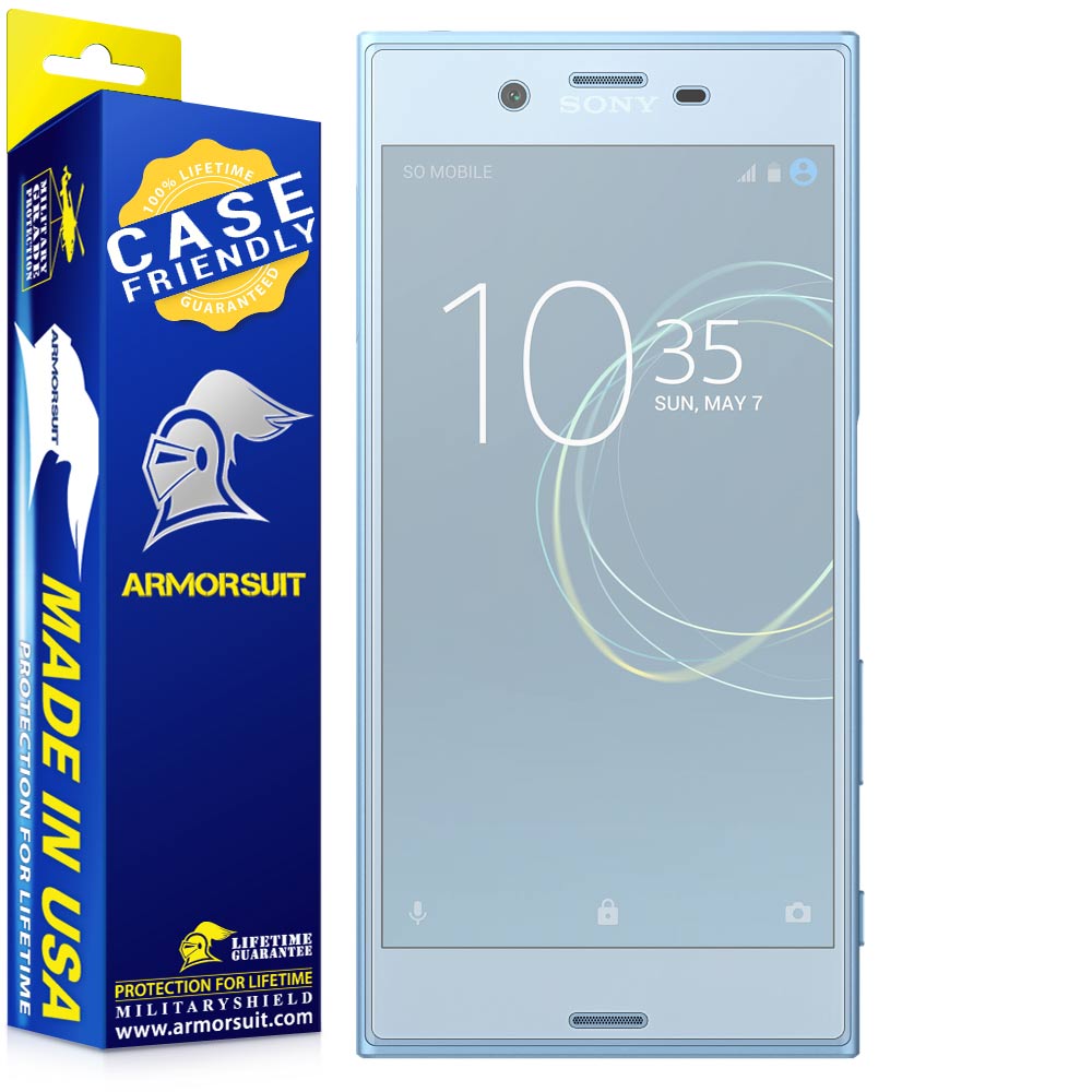 [2-Pack] Sony Xperia XZ1 Matte Case Friendly Screen Protector