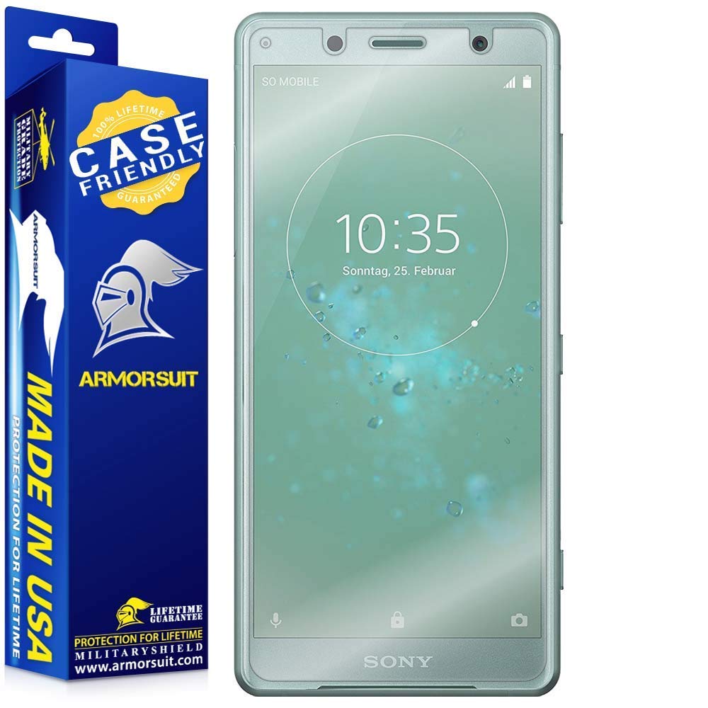 [2-Pack] Sony Xperia XZ2 Compact Case Friendly Screen Protector